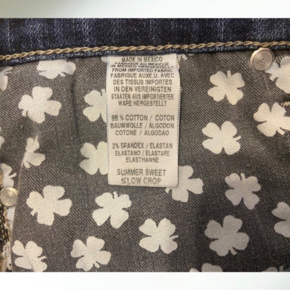 Lucky Brand Womens Jeans Cropped Flap Pocket Sweet Low Straight Leg Size 28/6 - Picture 2 of 6